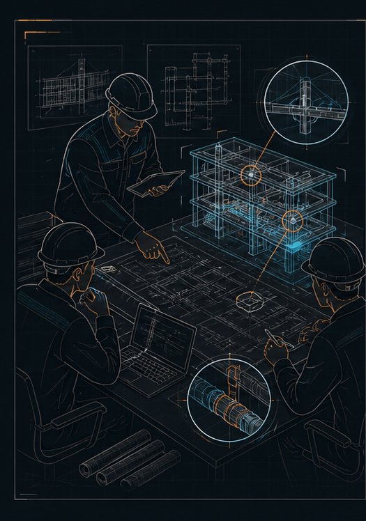 工程资料重点判断线稿示意