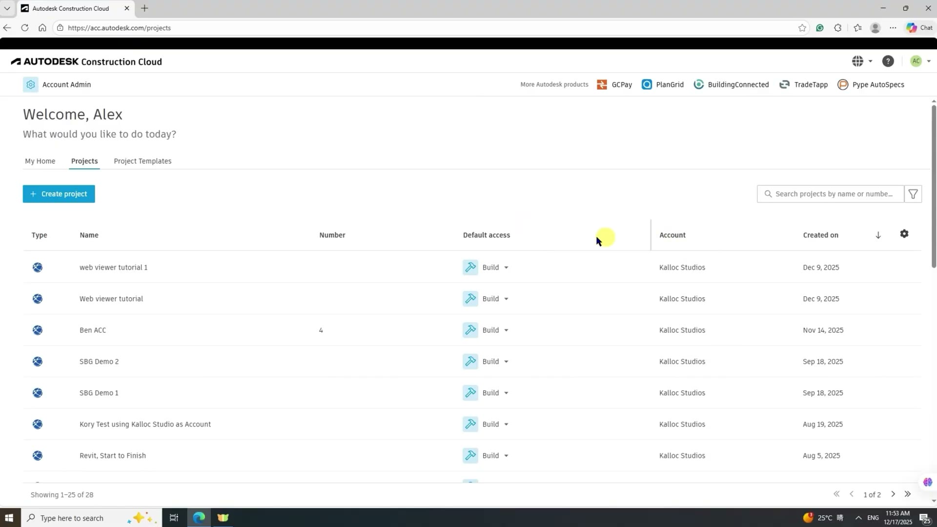 Fuzor 2026：如何将 ACC 连接至 Fuzor Web Viewer 操作步骤 1