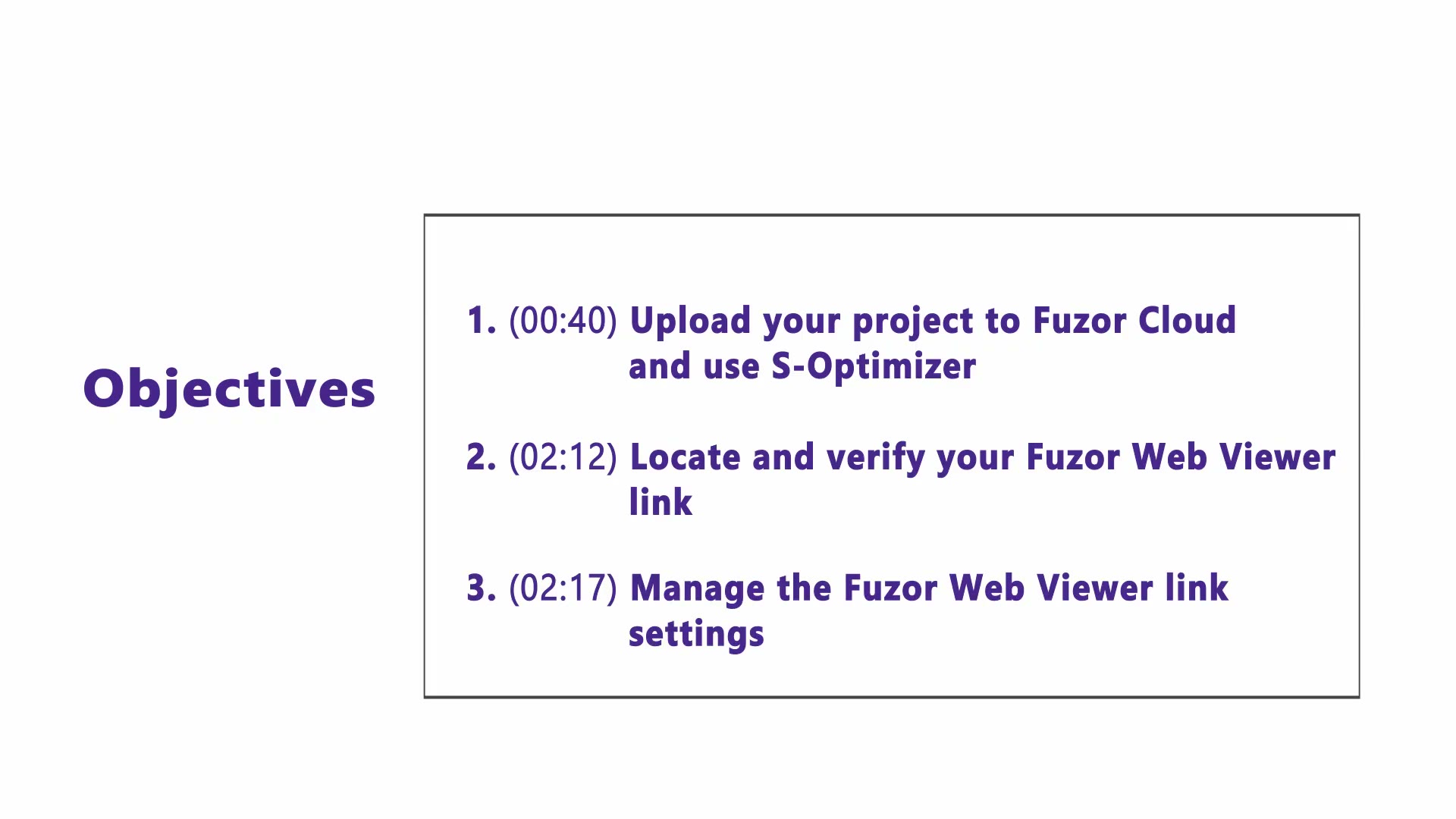 Fuzor 2026：如何生成 Fuzor Web Viewer 链接 操作步骤 1