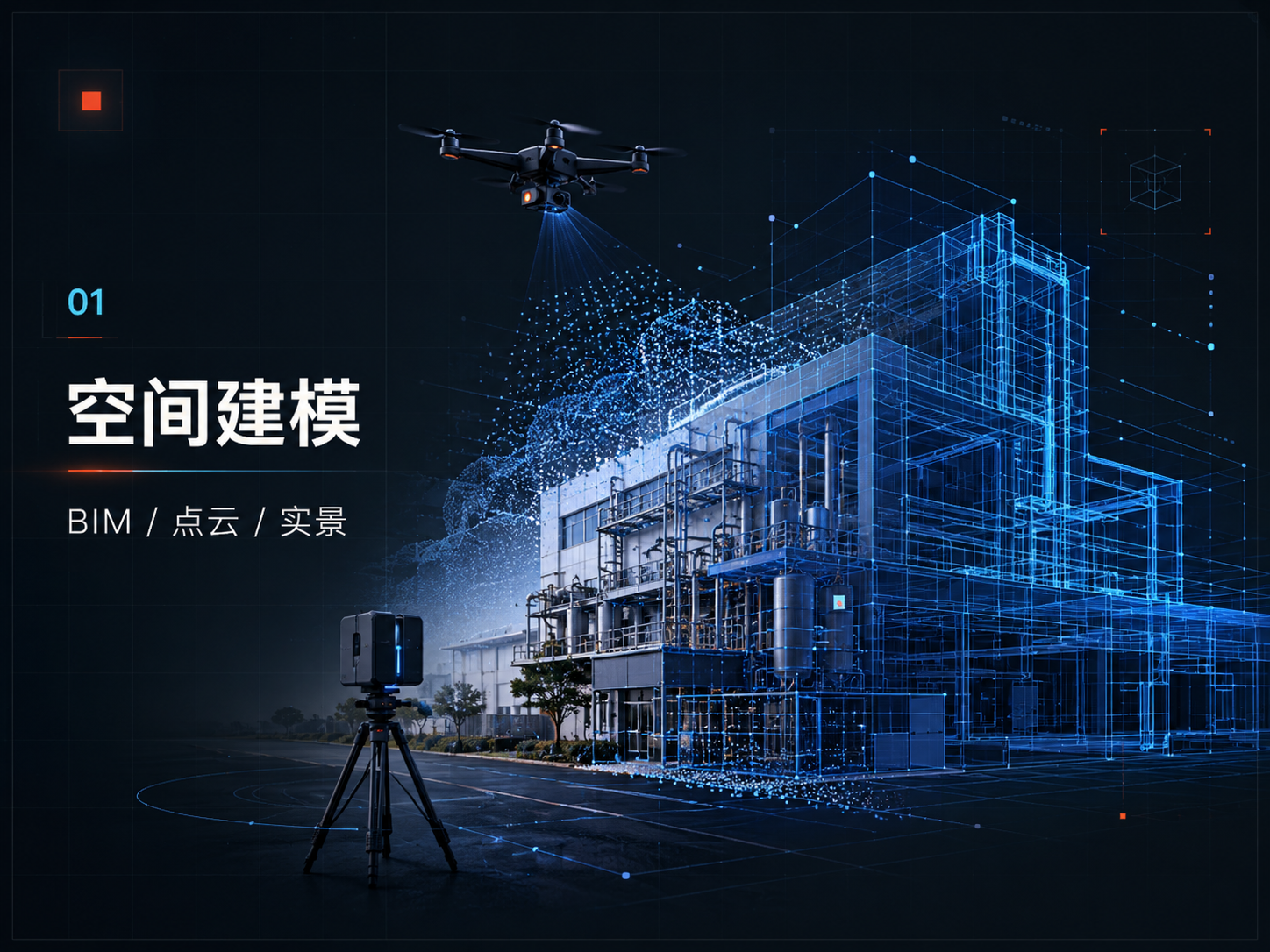 空间建模：BIM、点云、实景
